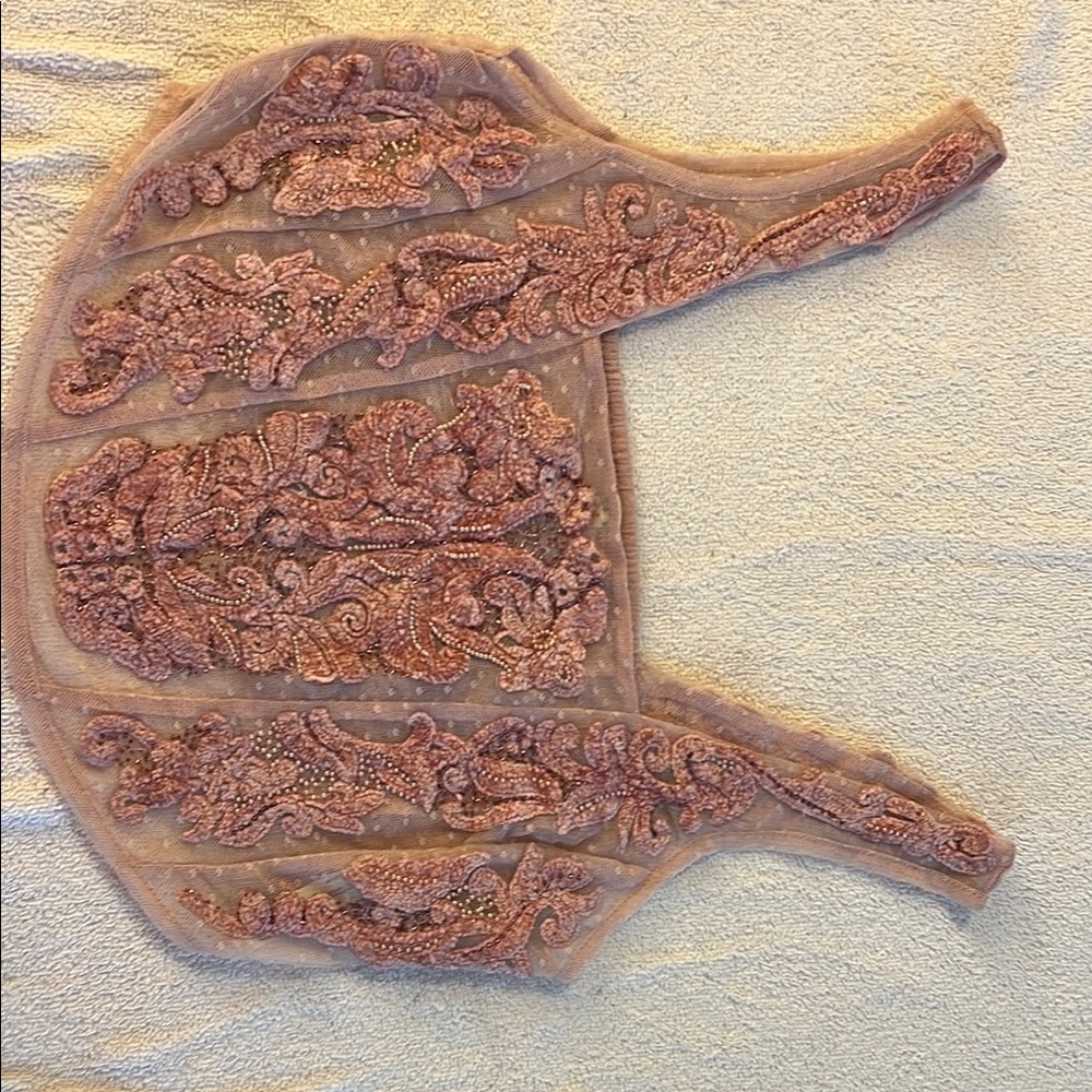 Free People Pink Sleeveless Crop Top